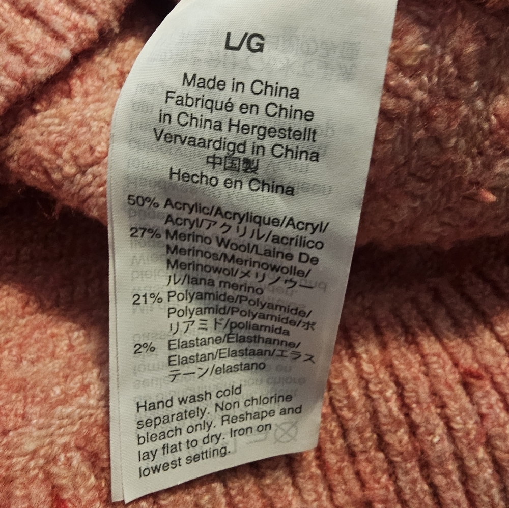 MADEWELL Belmont Mock Neck Sweater - Large - Picture 6 of 7